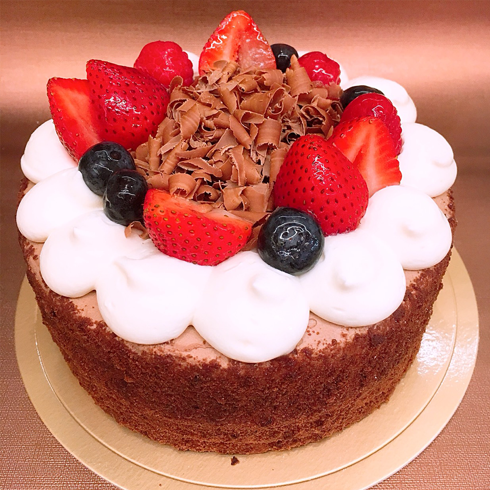 店頭受取】チョコ生クリームデコレーション | Quatre cerisier